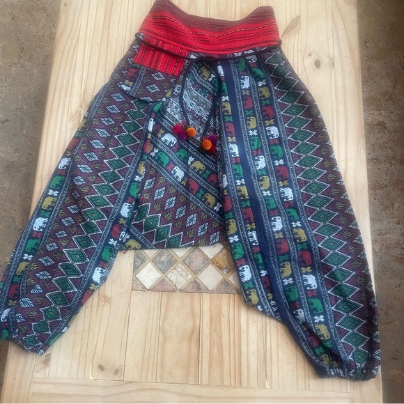 Boutique Boho/Hippie Harem/Drop Crotch Pants - Picture 1 of 12
